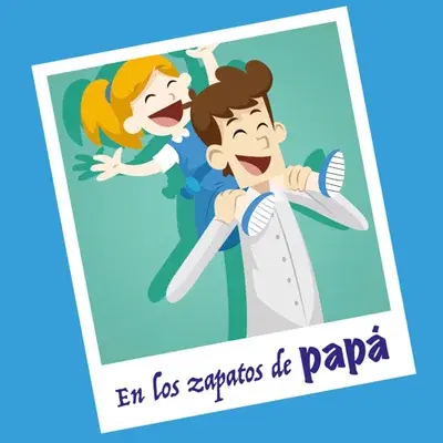 Portada de En los zapatos de papá - Gilda Valle