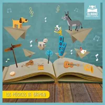 Portada de Los músicos de Bremen